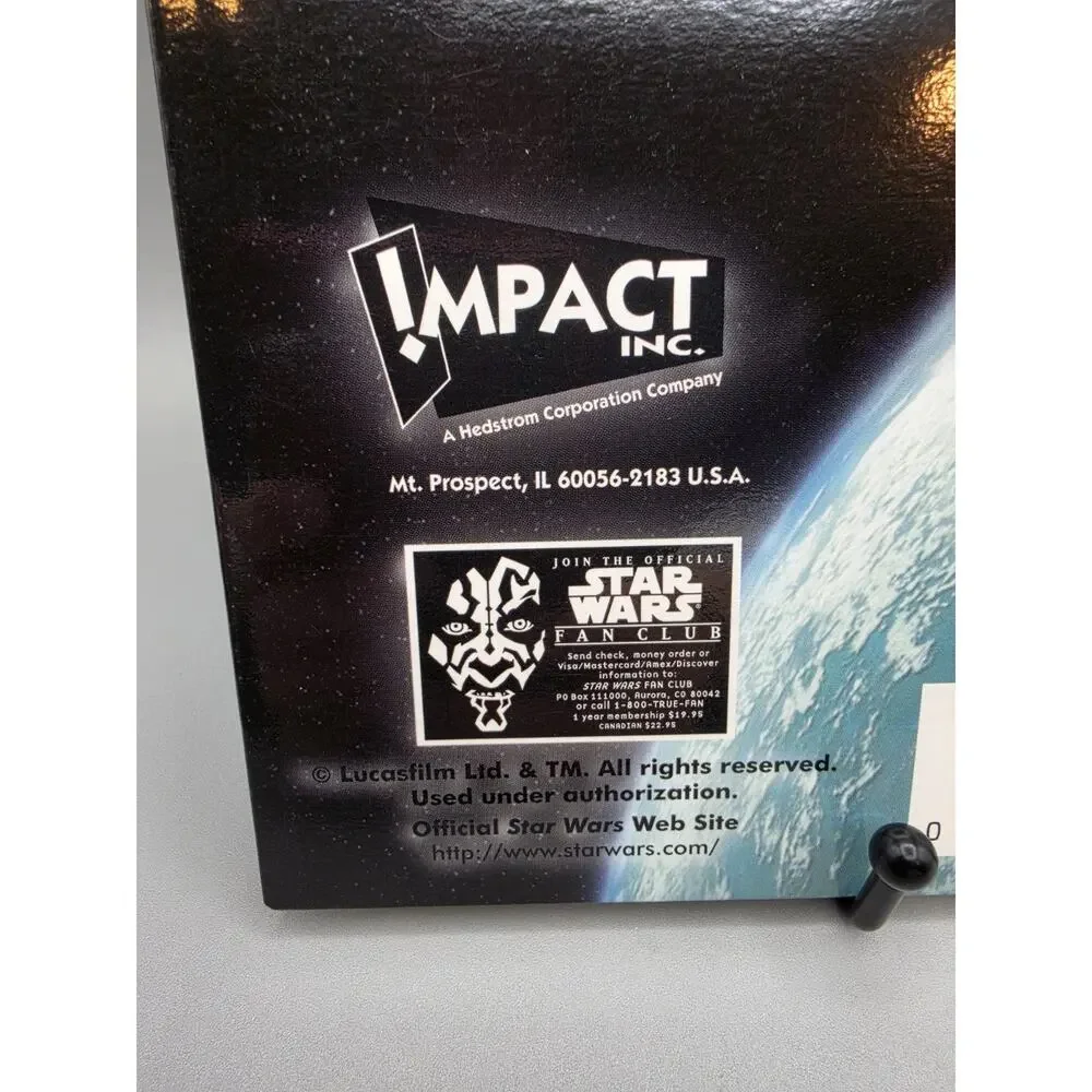 Vintage Star Wars Naboo Bravo Squadron Pocket Folder With Bookmark Space